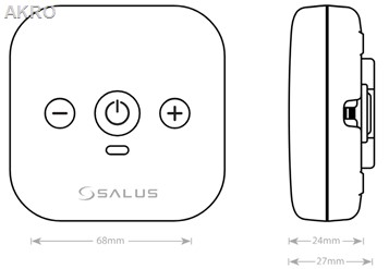 Salus IR AC SIR600 Inteligentny kontroler kc166